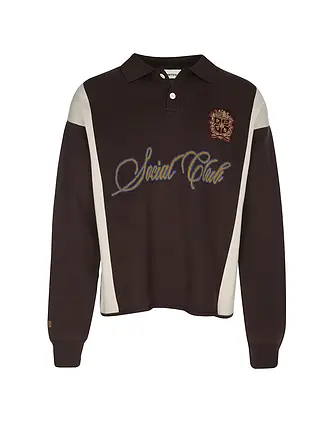 PROHIBITED | Polo-Pullover EMBLEM CONTRAST CLUBHOUSE | 